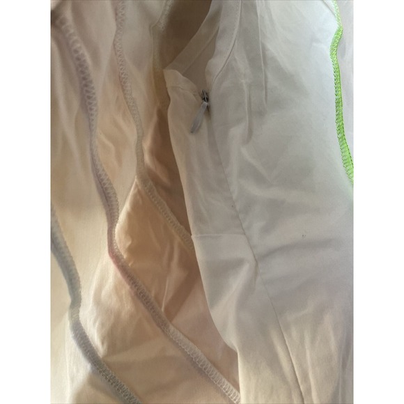 Alcee Boho Feminine Asymmetric One Shoulder Rainbow Stripe Ruffle - Picture 6 of 6